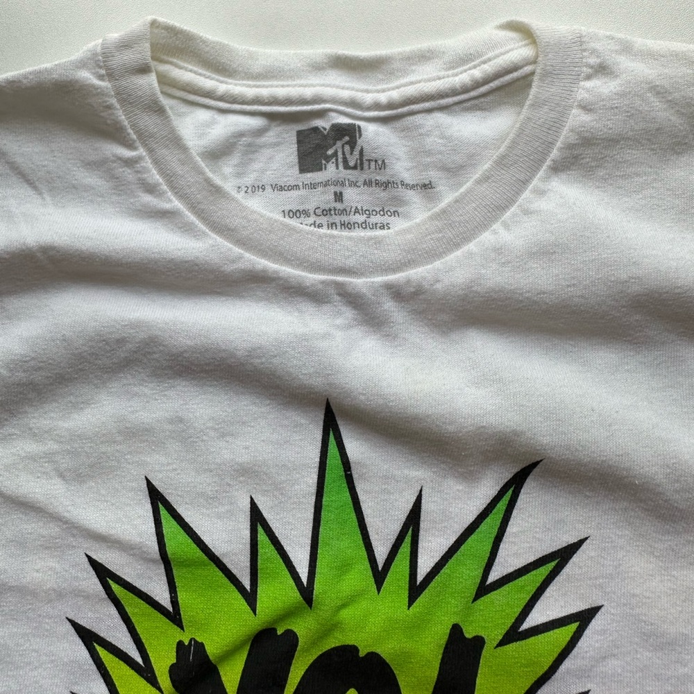 Yo! MTV Raps Burst retro white Graphic Tee - Picture 3 of 9